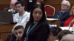 Deputy council leader Arooj Shah addresses full council