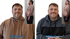 What a transformation - John Grimshaw's 'before and after' shot