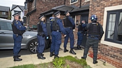 Officers from Greater Manchester Police's Tactical Aid Unit (TAU) and Serious and Organised Crime Group (SOCG) raided properties in Oldham, Bury, Milnrow, Radcliffe, Farnworth, and Crumpsall