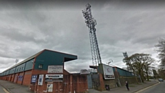 Rochdale's Crown Oil Arena (aka Spotland). Image courtesy of Google Maps