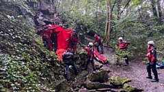The Oldham Mountain Rescue team do what they do best, this time in Ashton's Stamford Park