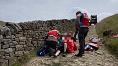 Thirteen members of Oldham Mountain Rescue Team responded to the incident at Piethorne Reservoir