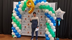 Mateeb Hussain gained a brilliant eight�grade 9s and one�grade 8 in his GCSE results