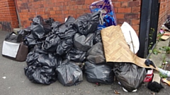 Brett Peeler failed to appear in court after waste from his home was found fly tipped on Holden Street
