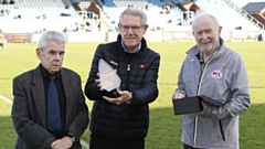 Left to Right: Joe Fitzsimmons, Peter Townsend, Peter Moran. Picture courtesy of Ainsley Bennett, secretary of Hunslet Warriors.