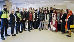 Greater Manchester Mayor Andy Burnham visited the Fatima Women’s Association