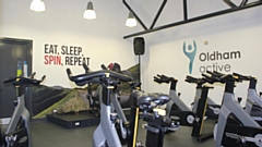 The new cycling studio for spin classes