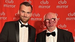 Dobcross Band Club Stewart John Holden (right) and colleague Cameron Mason