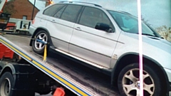 This stolen vehicle was recovered from Poppy Road in Oldham. Image courtesy of the GMP Oldham Central Facebook page