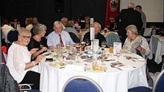 Diners enjoyed the dinner at the Oldham Event Centre. Image courtesy of ORLFC