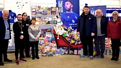 An estimated £5,000 worth of toys have been collected before they were donated to the Salvation Army in Oldham
