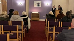 Hosted at the Co-op funeral home on John Street in Oldham, the service was led by funeral directors Rebecca Shipley and Shannan Back