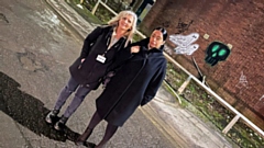 Oldham Council Leader, Arooj Shah, (pictured right), on a visit to sex workers with Manchester City Mission. 