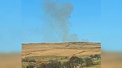 The blaze at Marsden Moor [Pic:Phil Spencer]