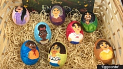 Children took part in the annual egg decorating competition