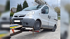A number of vehicles were seized