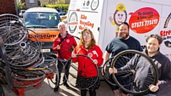 Dave Greaves and Gill Greaves (StreetBikes), Adam Gent (Oldham Coliseum), Alec Graham (Splinter director).Photography by Darren Robinson