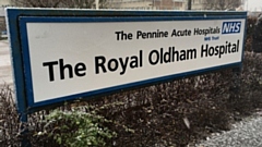 Staff at the Royal Oldham's A&E department are currently very busy