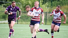 Owen Restall in full flight. Image courtesy of ORLFC