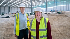 Oldham Council Leader Amanda Chadderton is pictured with Rula Development’s Managing Director Ben Ward
