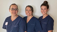 Nurses Hanna, Lyndsey and Martha