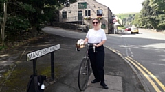 Stephanie Shuttleworth is pictured at the junction in Greenfield