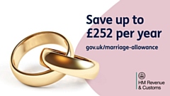Eligible couples can transfer 10% of their tax-free allowance to their partner, which is �1,260 in 2022/23