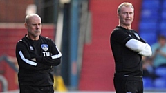 Tommy Wright is pictured (left) alongside John Sheridan