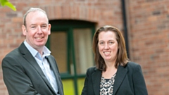 Director Christopher Burke with Chartered Legal Executive Leigh Sunter