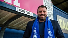 Recently-appointed Latics boss David Unsworth. Image courtesy of OAFC