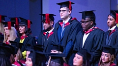 Students enjoy the UCO Graduation ceremony