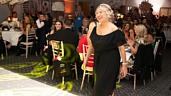 Pam Shanker pictured at the Crème de la Crème Small Business Awards ceremony