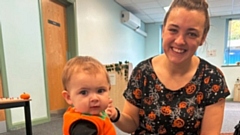 A Halloween mum and her daughter