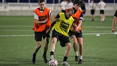 Around 300 local footballers are already playing in the league at Oasis Academy