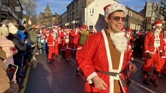 Punters said the Saddleworth Santa Dash, now an iconic annual event, should be celebrated as the SANTA-WORTH DASH