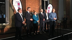 Metro mayors and co-chairs at the Convention of the North in Manchester yesterday (Wednesday)