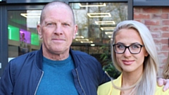 Courtney Ormrod pictured with her father, Paul
