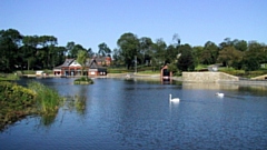 CLOSED: The picturesque boating lake at Alexandra Park. Image courtesy of Peter Hyde