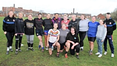 There were 15 girls, with ages ranging from 16 to 38, who took part in the rugby league session run by head coach Ste Fitzmartin