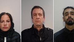 Pictured (left to right): are Jaymie Dawson, Richard Cranston and Hamza Iftikar