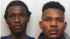 Abdulrahman Hassan from Oldham (left) and Abu Musa