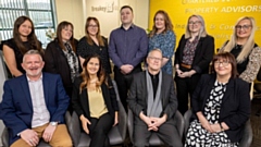 The Breakey & Nuttall team, with Joanne Nuttall and Chris Breakey seated front, centre