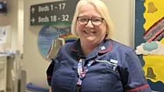Joanne is helping to mark International Nurses Day today