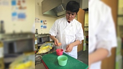 Talented young chef Adi Yusuf