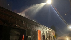 Firefighters worked for four days to extinguish the fire at Bismark House Mill on Bower Street