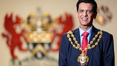 Councillor Zahid Chauhan OBE in his Mayoral robes