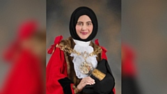 Tafheen Sharif has become Tameside's first ethnic minority and Muslim mayor