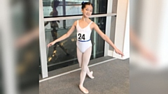 Eliana Tse has been offered a place to train in Year Seven at The Royal Ballet School