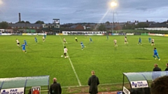 Action from Latics' 6-1 thumping of Chorley last Tuesday night