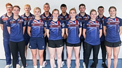The Pentathlon GB team pictured are (left to right): Myles Pillage, Jess Varley, Charlie Brown, Emma Whitaker, Sam Curry, Gina Speakman, Joe Choong, Oldham's Olivia Green, Guy Anderson, Kerenza Bryson, Ross Charlton and Alex Bousfield